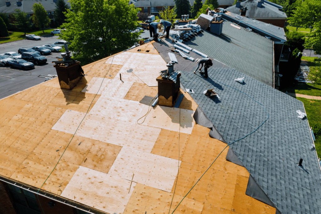 flat roof installation